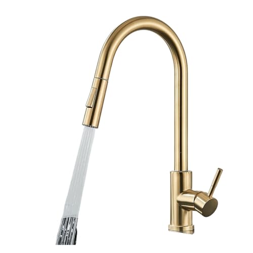 Robinet d'évier de cuisine extractible mitigeur flexible 360° - 3