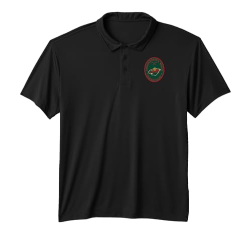 Minnesota Wild Iconic NHL Officially Licensed Performance Polo Shirt