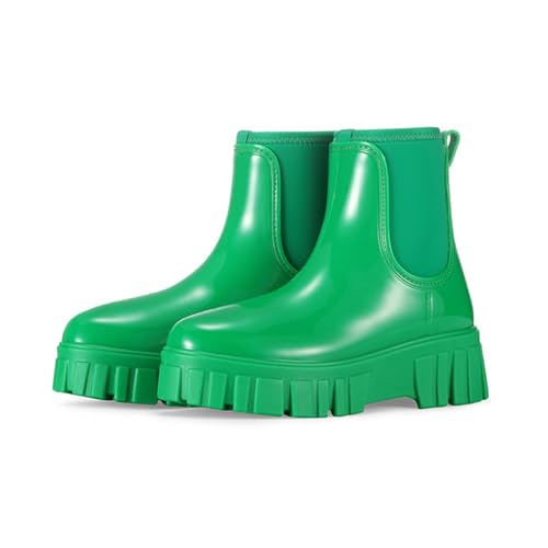 Bottes de pluie imperméables et légères de couleur unie - 6