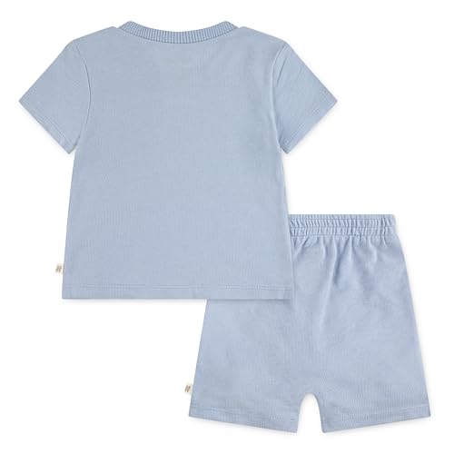 Image of HUGGIES Baby Baby One Pocket T-shirt and Shorts 2-piece Outfit Set