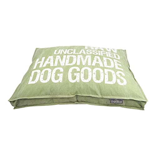 Funda para cama para perros medianos verde de 75x50 cm 2