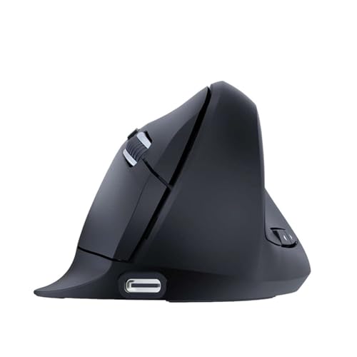 Ratón vertical Bluetooth y 2.4G dual con carga inalámbrica para PC Windows y Mac 3