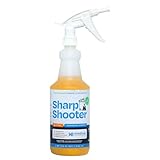 KINZUA ENVIRONMENTAL Sharpshooter, Heavy-Duty Trash Can Odor Eliminator & Degreaser, Garbage Surface Cleaner and Deodorizer Foam, Professional-Grade, Fresh Citrus Scent, 32 oz