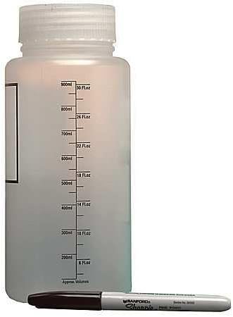 Bottle Grad Write-On 1000 ml D, PK6