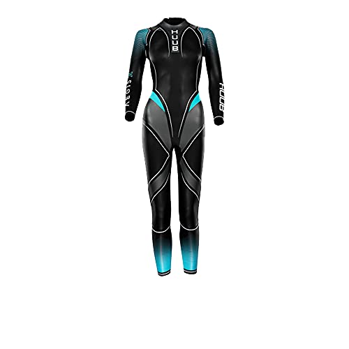 Huub Aegis X 3: 3 para Mujer - Aqua - HUUB Exclusiva HUUB 3: 3 - Materiales mejorados para 2021 - Huub Womens Wetsuit Size - M