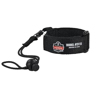 Ergodyne Squids 3115 Adjustable Wrist Tool Lanyard with Loop End, Large/X-Large, 2 Pounds