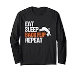 Photo Gallery parkour eat sleep backflip repeat | maglietta ninja estrema maglia a manica Photo Gallery parkour eat sleep backflip repeat | maglietta ninja estrema maglia a manica