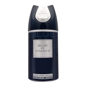 ALHAMBRA BLUE DE CHANCE DEODORANT BODY SPRAY – 250ML | EXTRA LONG LASTING PERFUMED SPRAY | LUXURY FRAGRANCE SCENT | PREMIUM IMPORTED FRAGRANCE SCENT FOR MEN AND WOMEN (Pack of 1)