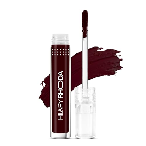 Image of Hilary Rhoda Power Of Matte Liquid Lipstick | Buildable Colour | Long Lasting & Matte Finish | Lightweight & Non-Drying Formula | Smudge Proof & Non-Transferable | 3ml (My Mahogany - Shade 24)