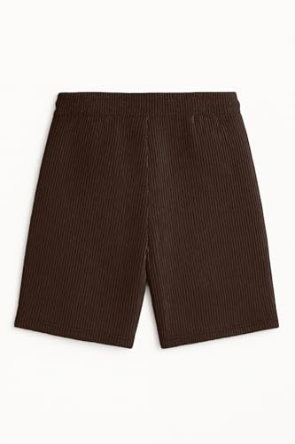 Image of Vogaan Men's Casual Slim Fit Shorts | Stylish Above Knee Shorts with Elastic Waist & Side Pockets Summer Wear for Gym Lounge Travel & Outdoor
