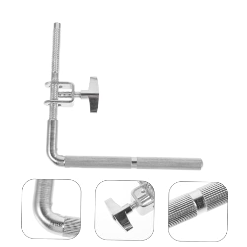 Soporte extensible ajustable para cowbell Vaguelly, abrazadera para hardware de batería y percusión, compatible con cowbells estándar miniatura 6