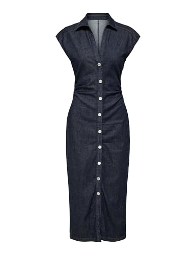 Onlbabe Capsleeve Midi Dress DNM Rinse