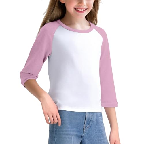 Kids Cotton Lined Sweater Long Sleeve Striped Crew Neck Pullover Tops Clothes Fall Thin Lightweight Soft Sweater