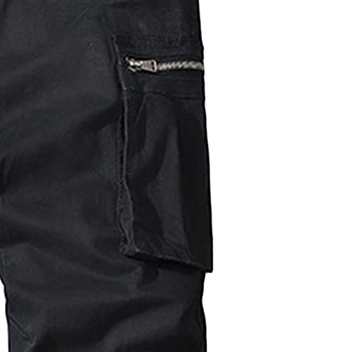 JEShifangjiusu Men's Casual Military Cargo Pants Baggy Camo Trousers with Pockets Relaxed Lightweight Straight Outdoor Pants4