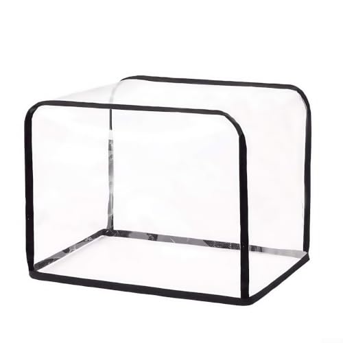 NEIQIUWING Elegante funda transparente para 2 tostadoras que protegen contra la suciedad y las plagas en la cocina