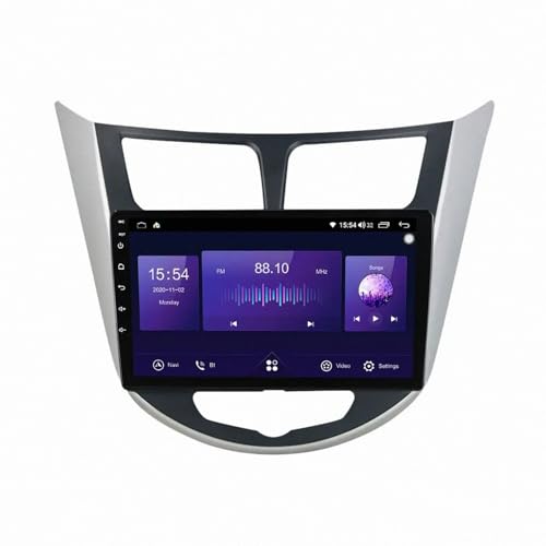 Navegación GPS en pantalla de coche para Hyundai Solaris 2012