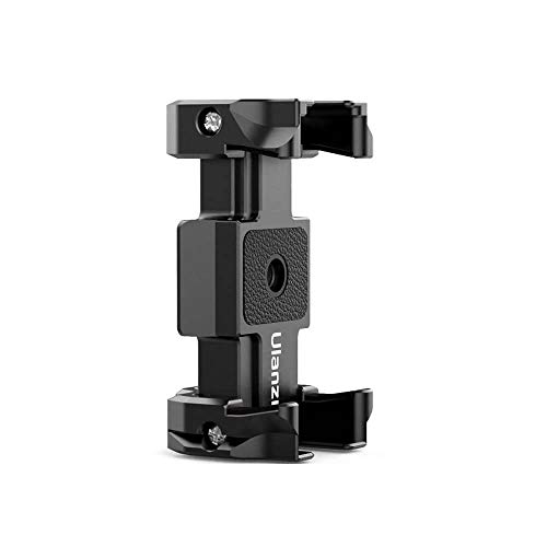 ULANZI ST-15 2-1 Telefoonhouder met Cold Shoe Mount + Arca Swiss snelwisselplaat Quick Release Plate