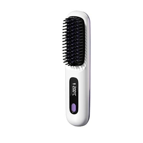 SWZEC Flown Go Brush Pro - Short Hair that Looks Salon-Perfect in Under 2 Minutes.(Black)
