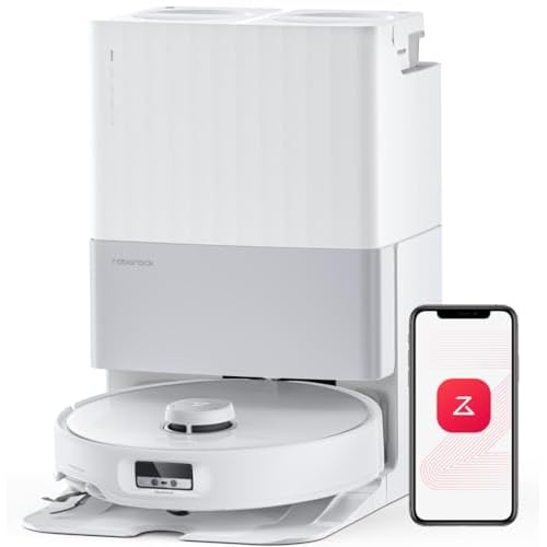 Roborock Qrevo Edge Saugroboter mit Wischfunktion, Dual Anti-Tangle-System, AdaptiLift Chassis, 18.500Pa, FlexiArm Design Kantenreinigung, Hebarem Wis