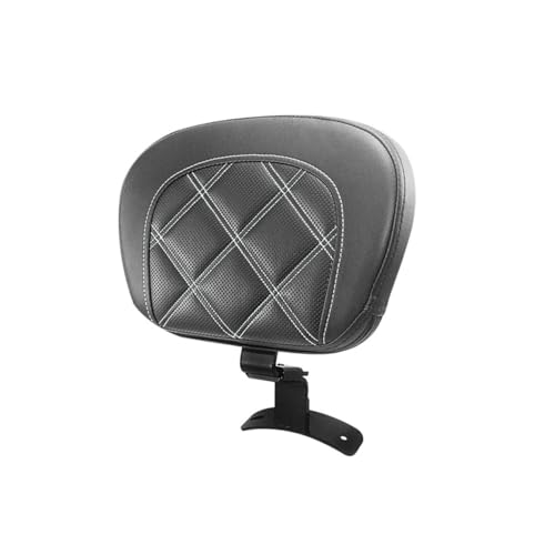 Coussin de repos conducteur en cuir pour soulager le dos sur Electra Glide