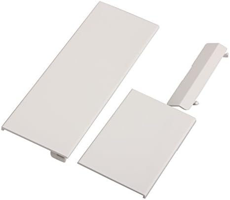 Timorn Suitable for Wii White Replacement Door, Replacement Repair Door for Wii Console Parts (1 Set White)