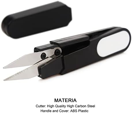 Beayuer 4Pcs Sewing Scissors Clippers Multipurpose Quick-Clip Yarn Thread Cutter Portable Embroidery Thrum Fishing Thread Cutter Mini Snips Trimming Nipper for Stitch Small Plants Crafts DIY Projects