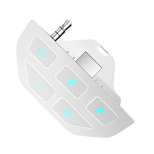 pegtopone Adaptateur Casque Stéréo pour Xbox - Adaptateur De Casque pour Manette De Jeu Xbox , Facile À Utiliser, Brancher Et De Jouer, Pratique Et Ajustable, pour Xbox , Noir/Blanc Cover