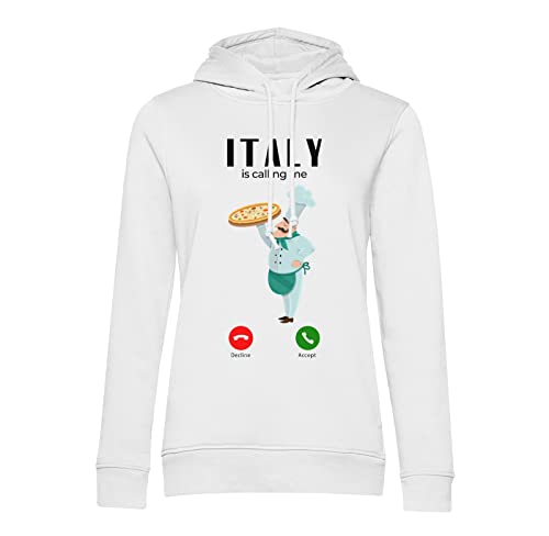 Sweat à capuche Italy Pizza travel et hoodie gastronomie italienne pour homme et femme
