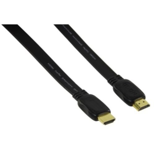 Image of electrosmart 0.7m - V1.4 HDMI Cable High Speed with Ethernet & 3D - Supports latest technology 1080p, 3DTV, 2K and 4K Video Resolution - Neat Flat Cable with Gold Plated Contacts - Length 70cm / 0.7m