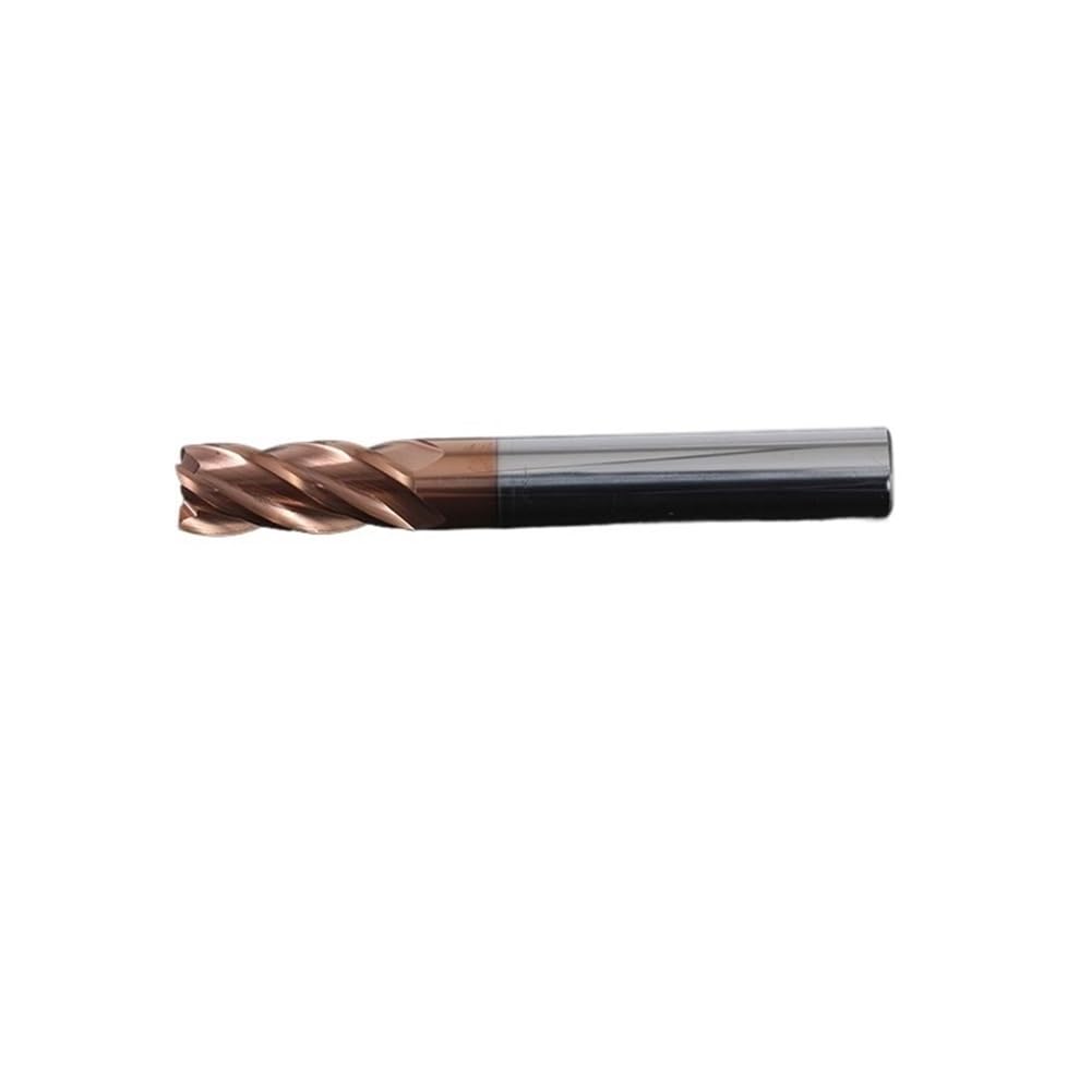 Broca Fresado CNC Espiral Acabado 10 Uds Acero Tungsteno 4 Flautas