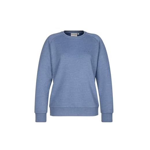 Naketano Damen Sweatshirt Big Krokettenhorst Oversize, Farbe:Blue Melange, Größe:XL