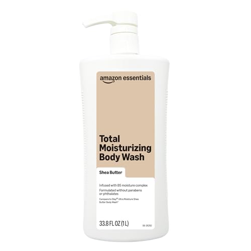 Amazon Brand - Amazon Essentials Total Moisturizing Body Wash, 33.8 fl oz