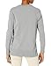 Daily Ritual Women's Terry Cotton and Modal Pullover With Side Cutouts, S, Sharkskin Grey