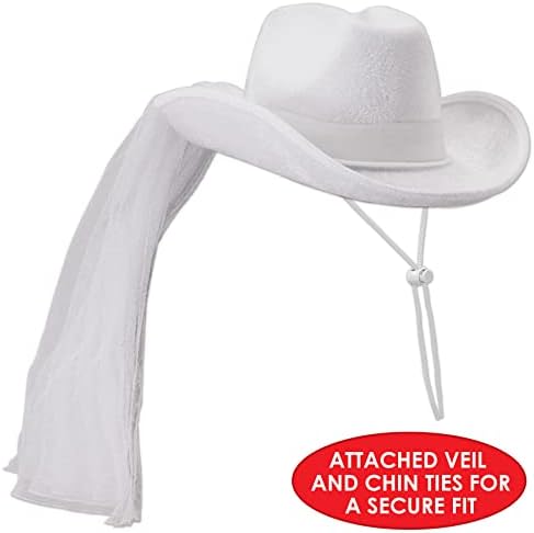 Beistle 60739 Western Bride's Hat, One 