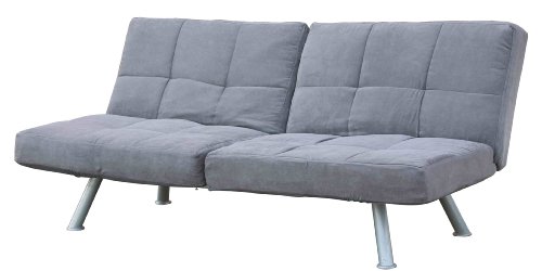 DHP Kaila Sofa Sleeper Convertible Futon Bed with Adjustable Armrests, ...