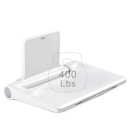 Folding Shower Seat Wall Mounted Bath Chair Shoe Bench Rest Stool Chair Bathroom Stool Holds Up To 400Lbs #TOP4