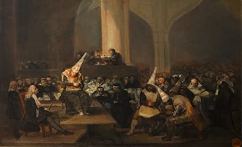 Tableaux Graffiti Art de Francisco De Goya Cour de l'Inquisition Poster Impression 60x90cm
