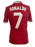 Madrid Ronaldo Soccer Football Club Team Training Red Mens Size Small Jersey