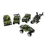 Voiture miniature tout-terrain : mini véhicule militaire de poche, mignon et portable