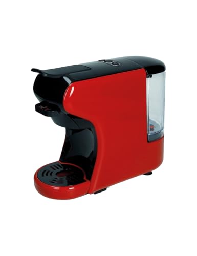 BRANDANI 94214 MACCHINA DA CAFFÈ ESPRESSO/CAPSULE ROSSO ABS/PP 24x11x24H cm