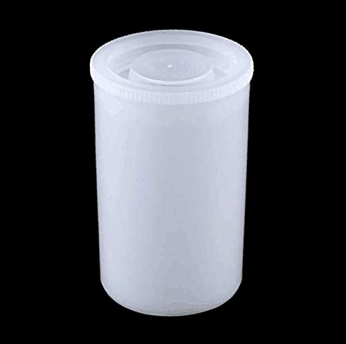 20 PCS Plastic Film Canisters with Lids,35mm CaliberEmpty Camera Reel Containers,Storing of Small Personal and Household Items,Pills, Film, Keys, Coins, Art Beads and More Storage Containers(White)