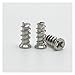Wei li firm 2 0PCS M4 Lub M5*8 M5*10 M5*1 2 mm KB Komputerowy wentylator wentylatora wentylatora 60 mm 80 mm 120 mm uchwyt śrubowy Computer Screws (Color : NICKELPLATED, Size : M5X10)