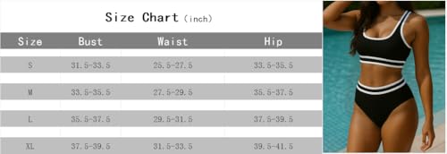 Women's Swimsuit Two Piece Bikini Fashion High Waist2