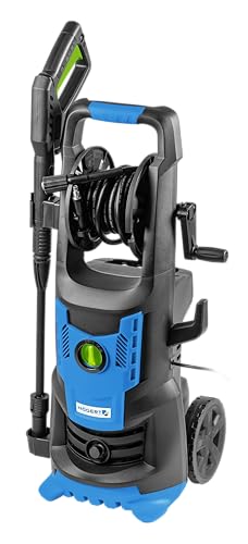 Högert Technik, Rondella ad alta pressione - 2400 Watt, 180 bar, flusso: max. 450 l/h, tubo e pistola ad alta pressione, filtro dell'acqua, attacco tubo da giardino 1/2"