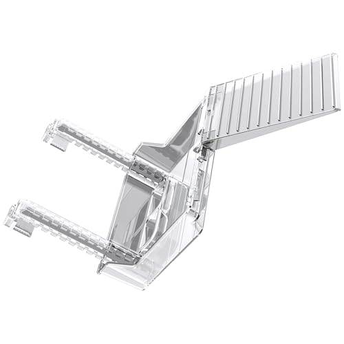 Turtle Basking Platform with Adjustable Ramp and Feeding Trays fo...