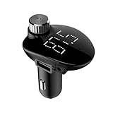 💎【Stromausfall-Speicherfunktion】 Radio Adapter Auto Speicherfrequenz, Titel, nach Stromausfall Neustart, Wiedergabe ab dem letzten unterbrochenen Song, bei Verwendung von TF-Karte und U-Disk-Wiedergabe, die Stromausfall-Speicherfunktion kann nur bei normalem Abschalten aktiviert werden (Handy-Wiedergabe hat keinen Stromausfall-Speicher)