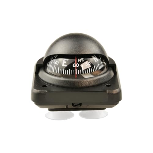 Automotive Compass Ball, Dashboard Adjustable Foldable Navigation Direction Pointing Guide Ball, Magnetic Compass with Adhesive Tape for Auto Cars Boats RV Vehicle Outdoor