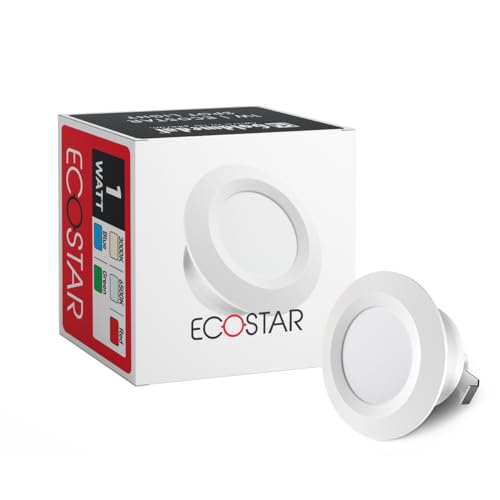 Image of Goldmedal Ecostar 1W LED COB Round Spot Light- Blue | Pack of 1|Up to 80 Lumens per Watt | Cut-Out Size: O25mm | Dimension: O39X20mm | for Indoor Application