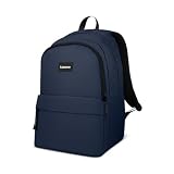 Lenovo 16-inch Commuter Backpack B10, Lightweight 30L Laptop Backpack, Water-Resistant Travel Bag with 6 Storage Compartments, Anti-Theft Pocket & Luggage Strap, Fits Up to 16" Laptop, Navy Blue