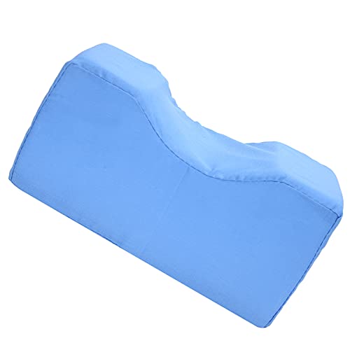 Ankle AntiBedsore Cushion Protective Leg Support for Elderly Patients Disabled Soft Blue Cotton Cloth Sponge 20 x 10 x 10cm